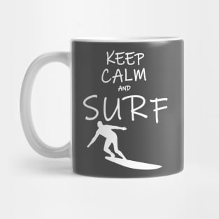 Keep Calm and Surf Mug